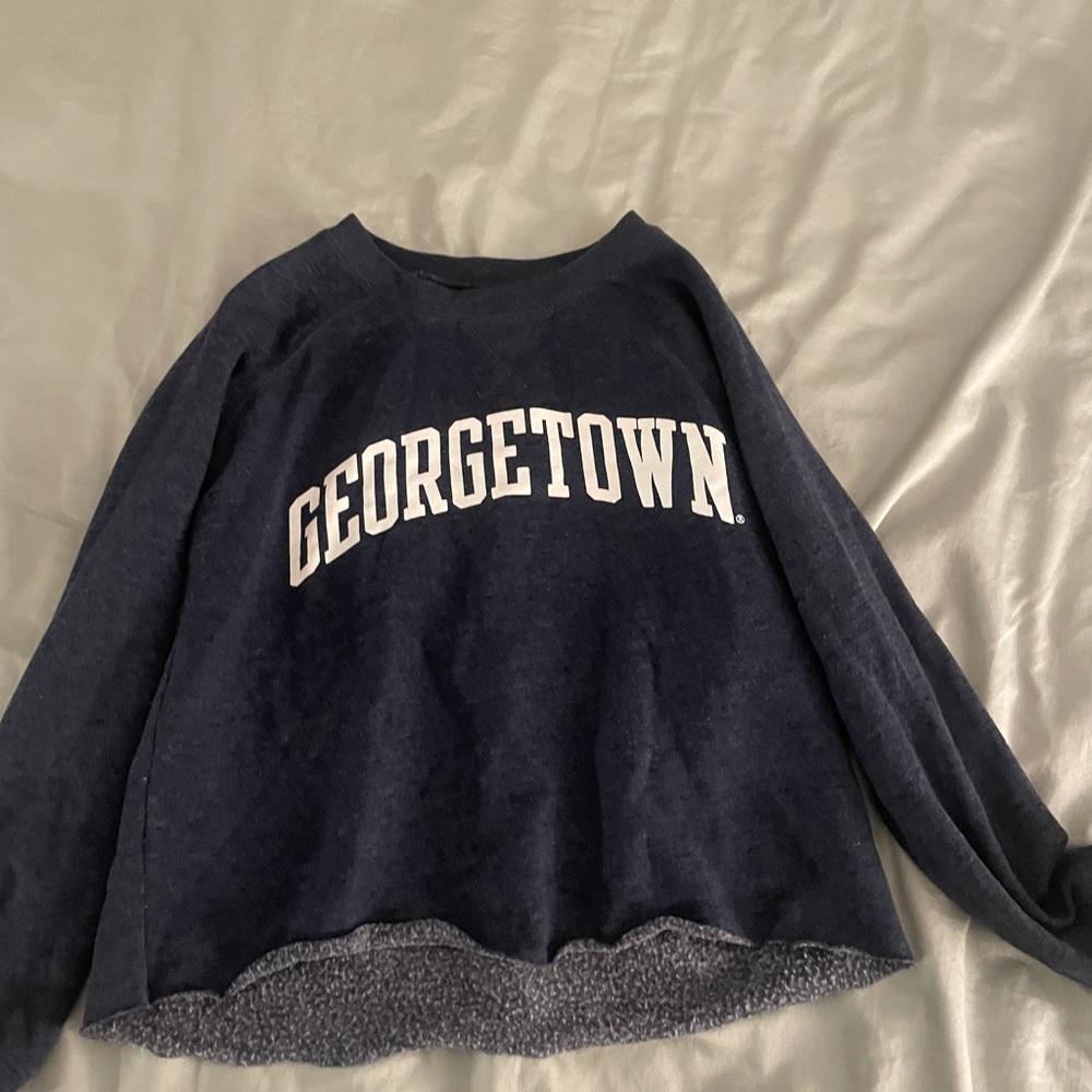Georgetown cropped sweatshirt